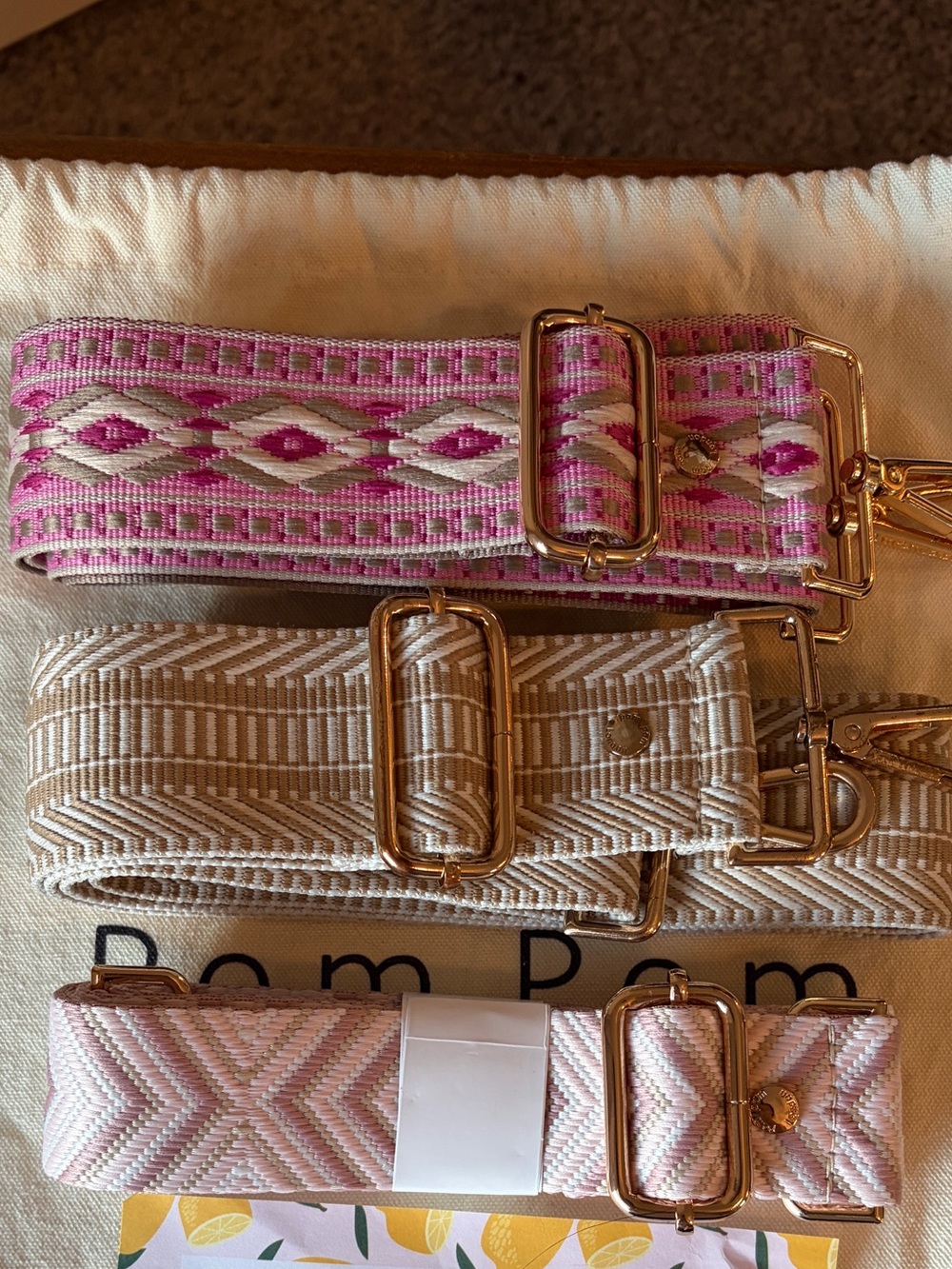 Pom Pom London- Bundle of 3 Straps